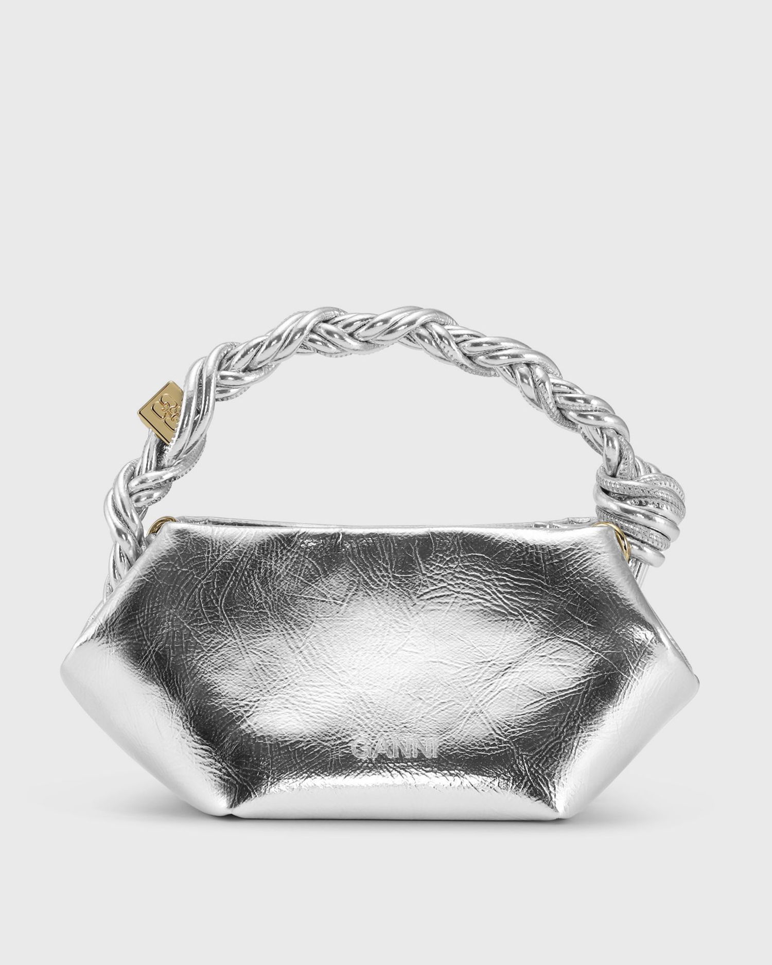 Kabelka GANNI Bou Bag Mini Metallic Metalická | A6595-018, 1