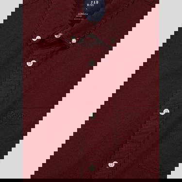Košeľa GAP Shirt Standard Logo Oxford Shirt Noir Red XL Červená | 887258-04, 2