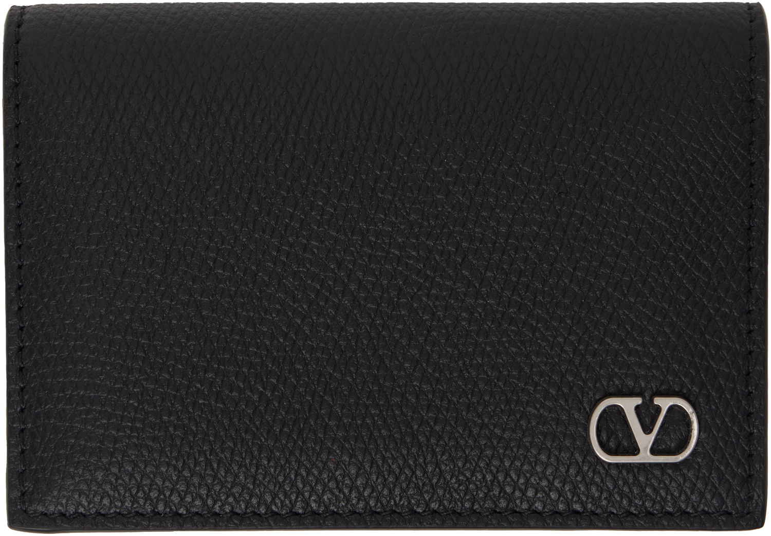 Peňaženka Valentino Valentino Garavani VLogo Signature Card Holder Čierna | 6Y2P0V12UAG, 0