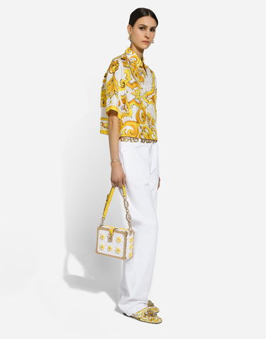 Kabelka Dolce & Gabbana Dolce & Gabbana Dolce Box Crochet Shoulder/Crossbody Bag Biela | BB7165AY5668B907, 1