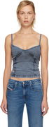 Distressed Denim T-Ony Camisole Top