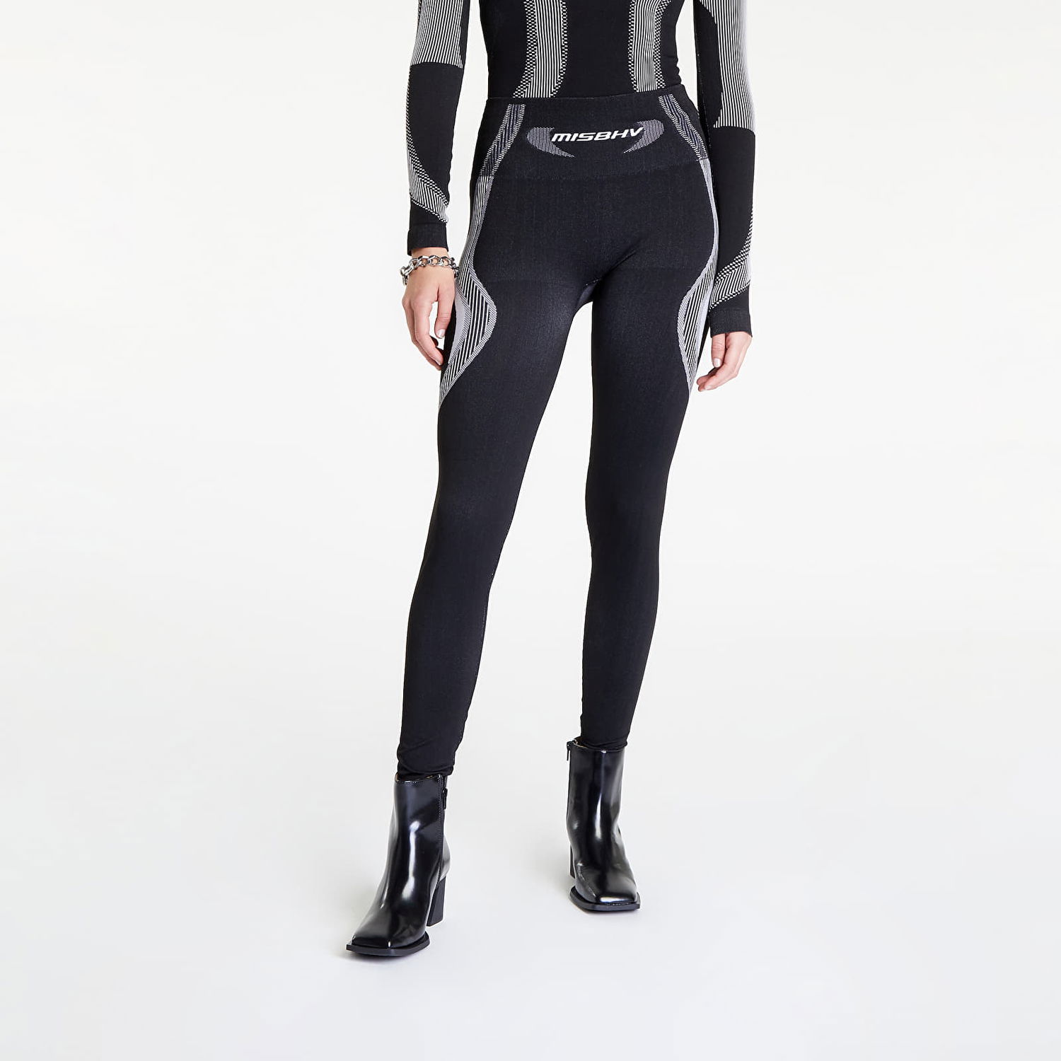 Legíny MISBHV Sport Active Seamless Leggings Čierna | 3120W553, 0