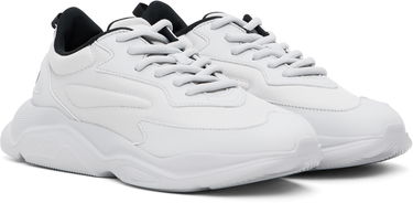 Oblečenie BOSS Hugo Gray Faux-Leather Sneakers Biela | 50536960, 3