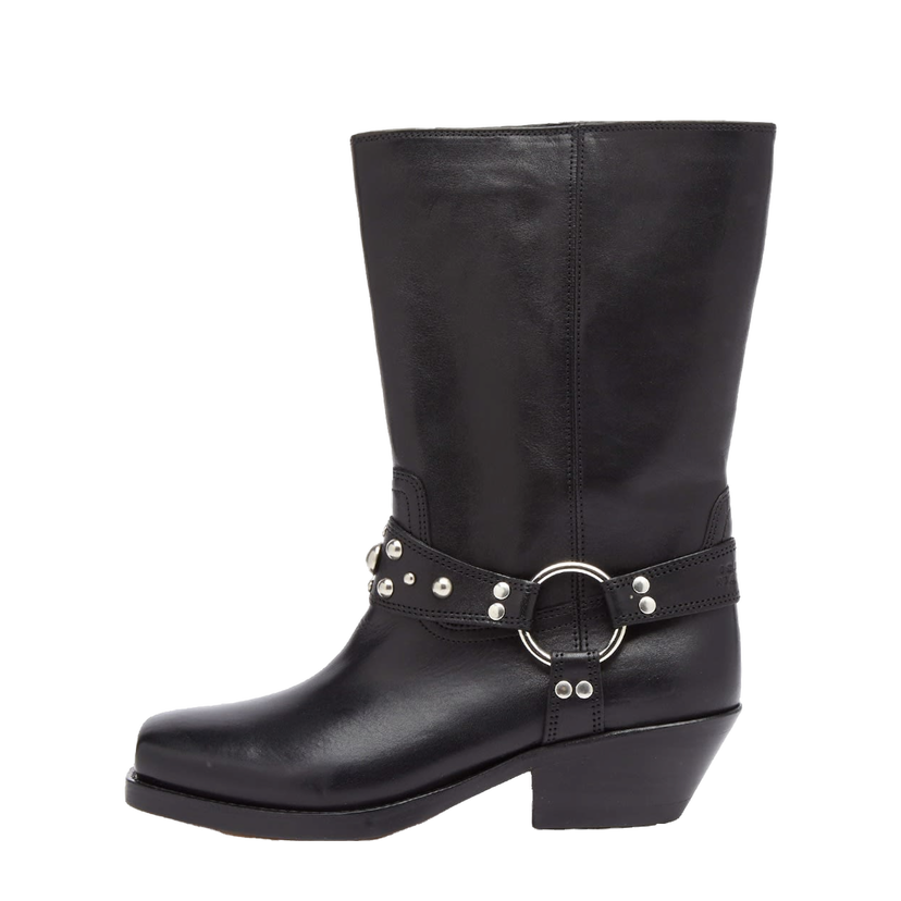 Tenisky a topánky ISABEL MARANT Antya Leather Boot Black Size EU 36 Čierna | 24ABO0135FA-B3A23S-01BK