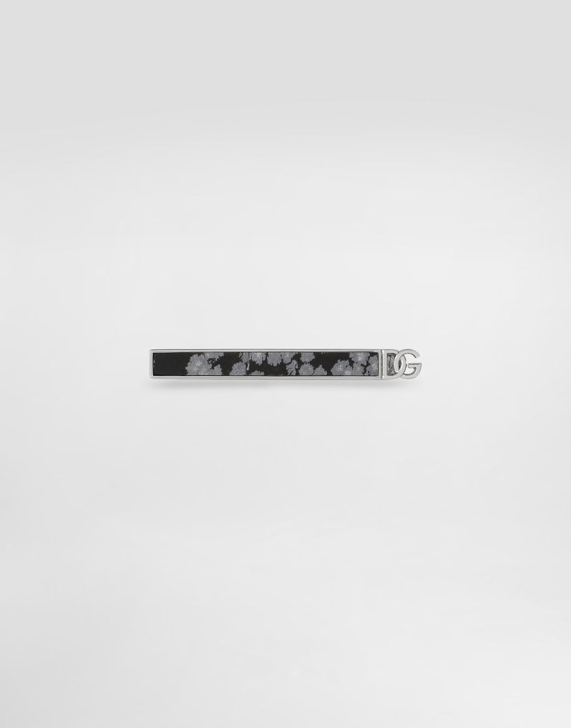 Spona Dolce & Gabbana Dolce & Gabbana Stone Tie Clip Čierna | WTR5X2W111187655
