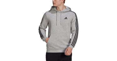 Mikina adidas Originals Essentials 3-Stripes Hoodie Šedá | gk9084, 1