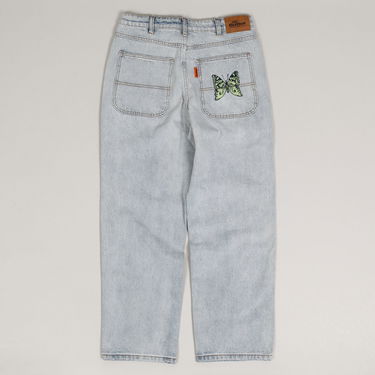 Džínsy Butter Goods Butterfly Denim Pants Modrá | butter-goods-butterfly-denim-jeans-bagy-fit-pants-light-blue, 1