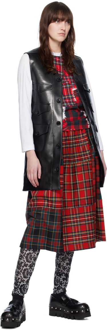 Vesta Comme des Garçons Comme Des Garçons Belted Faux-Leather Vest Čierna | TL-V009-051, 3