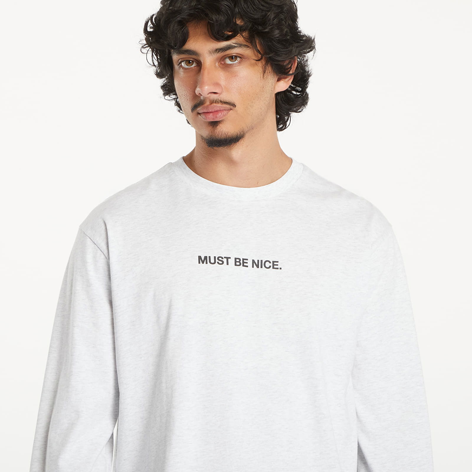 Must Be Nice Long Sleeve Tee Ash Heather