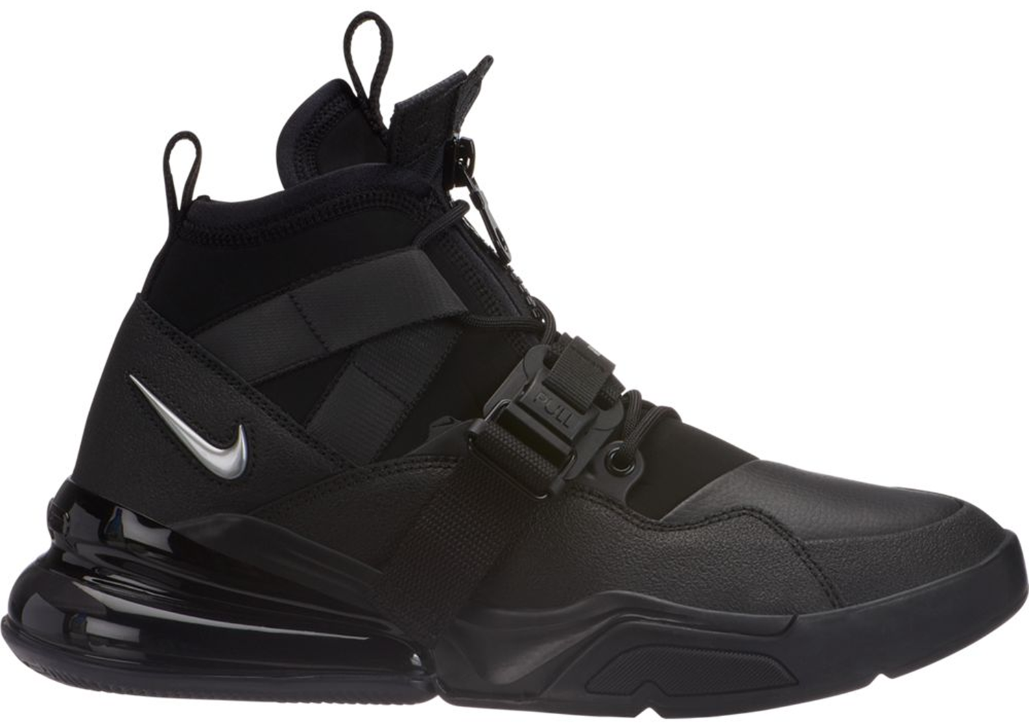 Tenisky a topánky Nike Air Force 270 Utility Black Metallic Silver Čierna | AQ0572-002, 0
