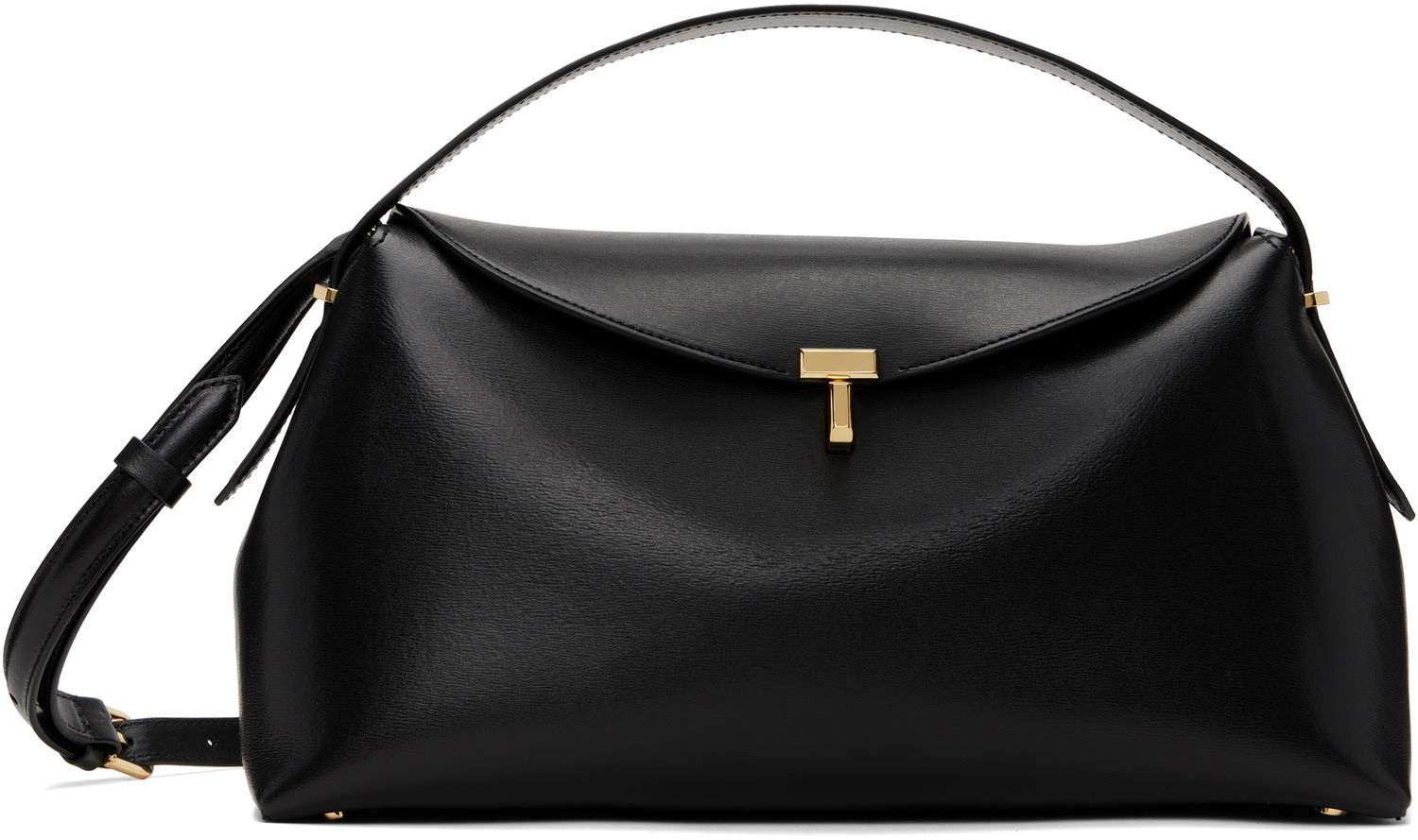 Kabelka TOTEME TOTEME T-Lock Top Handle Bag Čierna | 234-WLGBG417-LE0025, 0