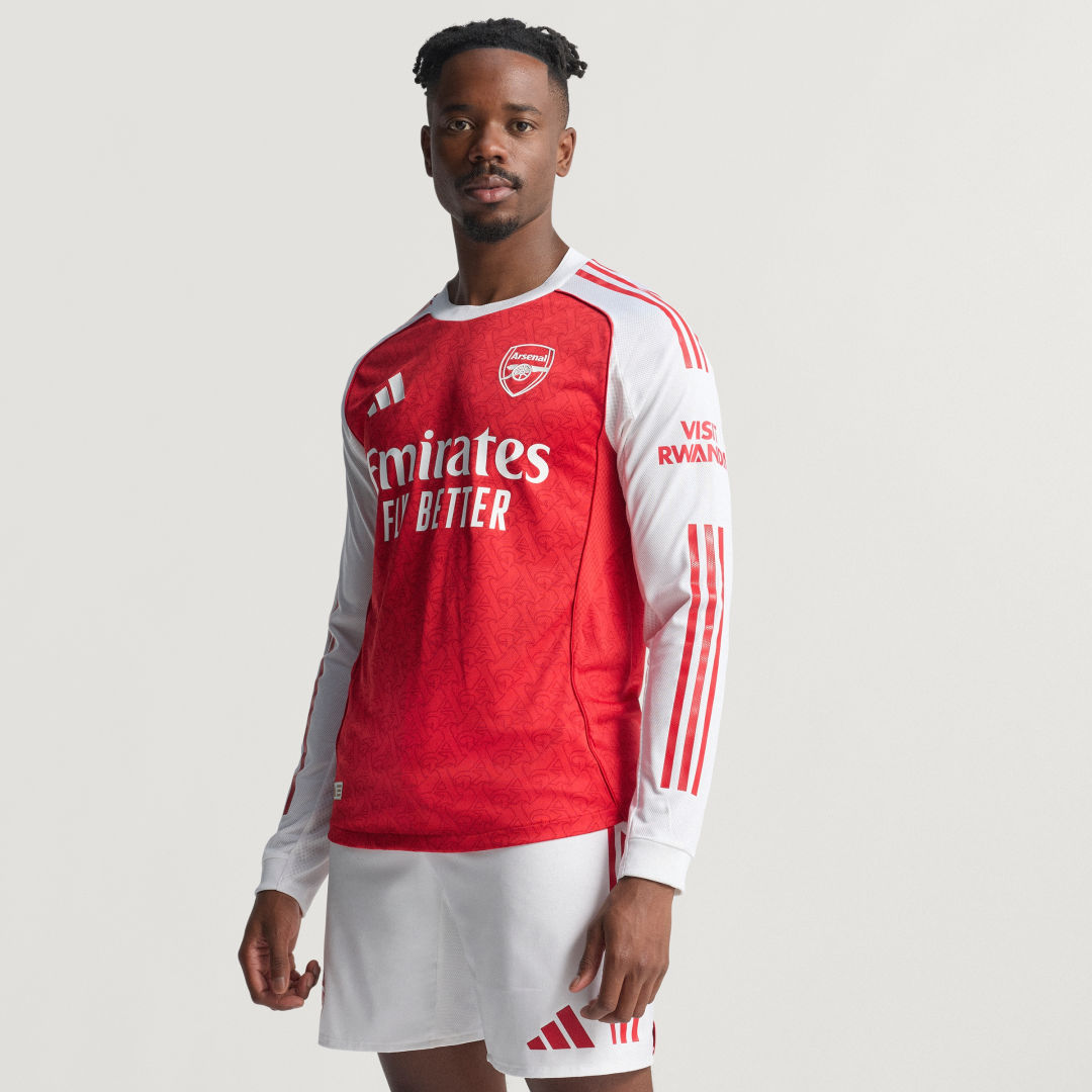 Dres adidas Performance Arsenal 25/26 Authentic Long Sleeve Jersey Červená | JJ1833, 0