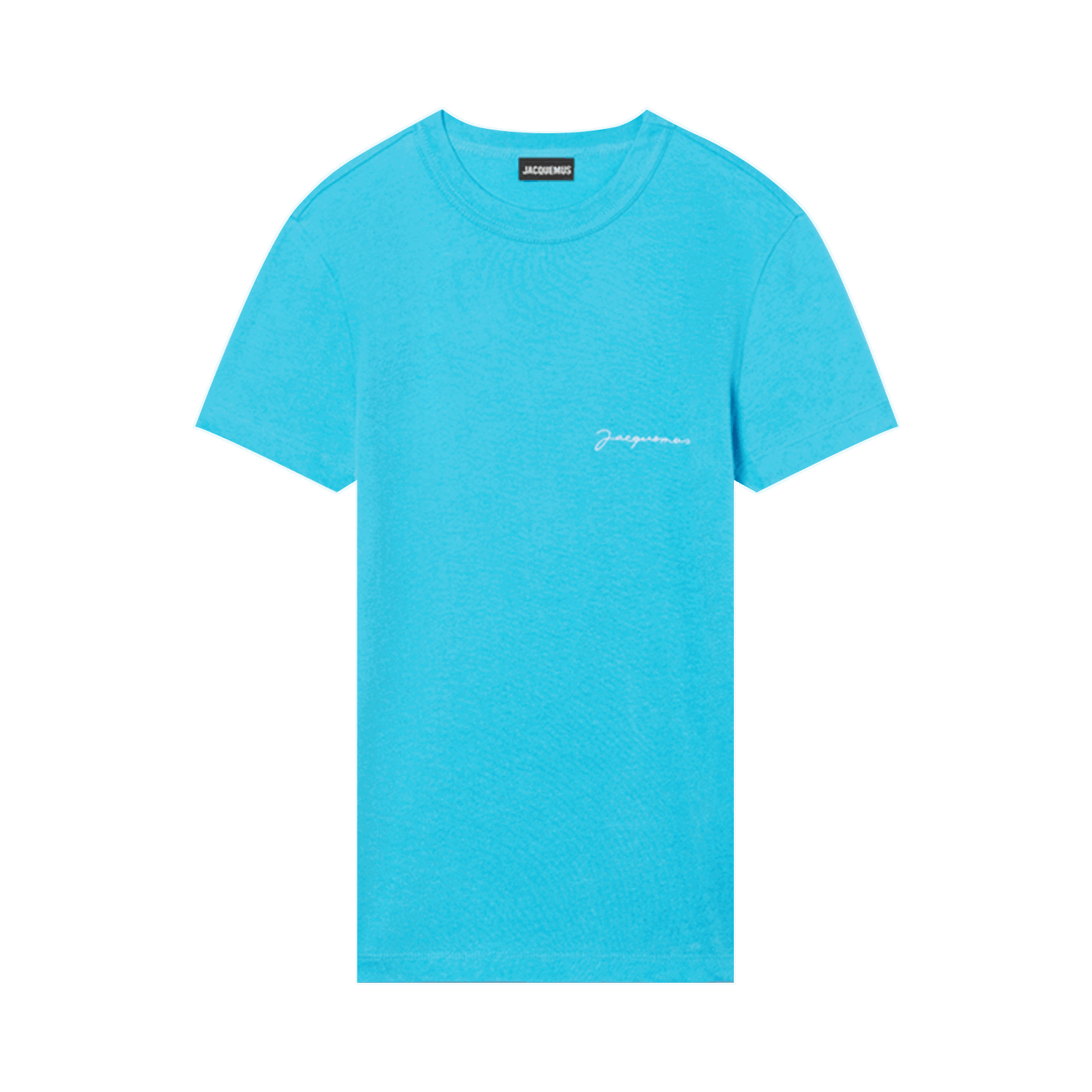 Tričko Jacquemus Le T-Shirt Tyrkysová | 211JS003 2160 340, 0