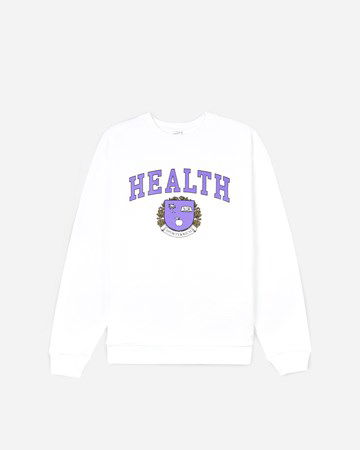 Mikina Sporty & Rich Diana Crewneck Biela | CR432WH, 0