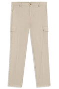Tapered-fit trousers with cargo pockets