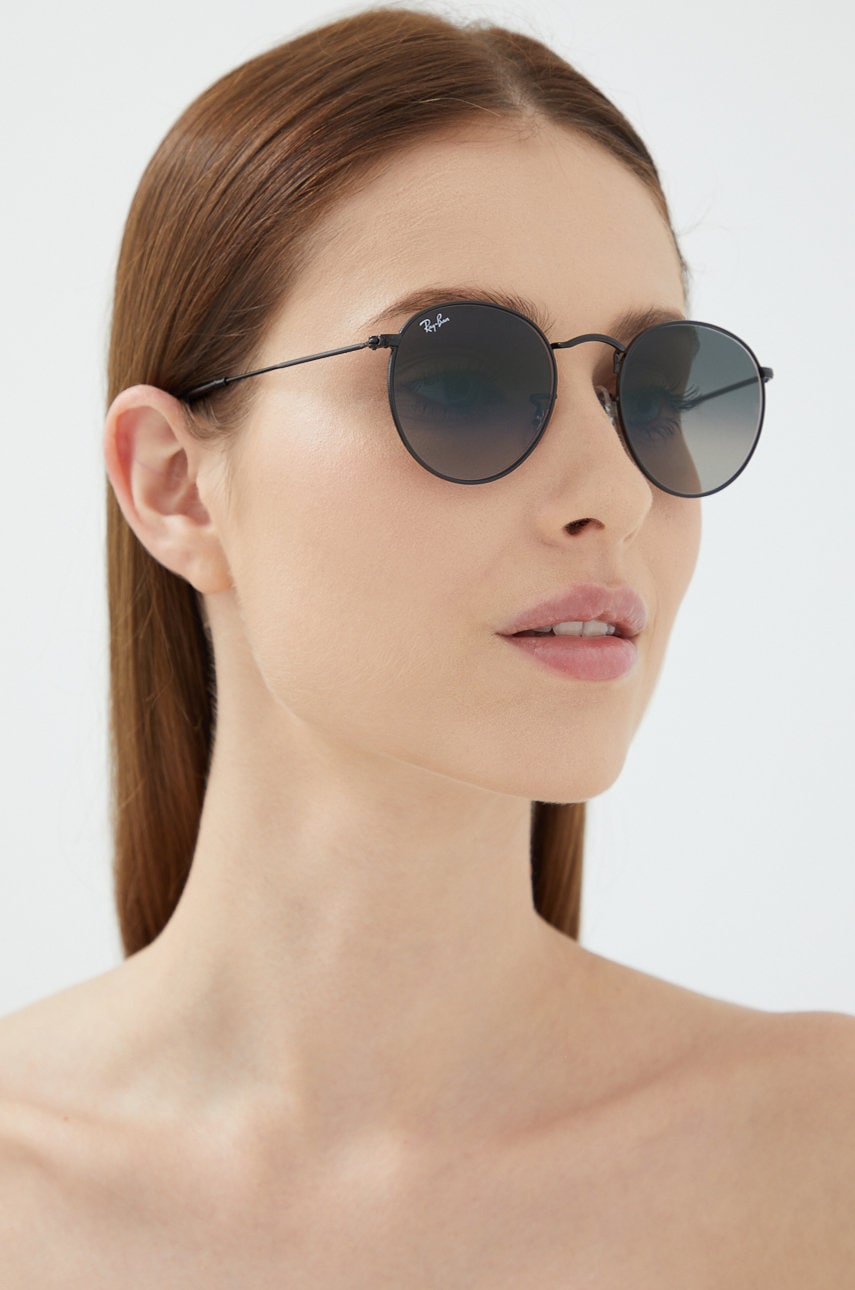 Slnečné okuliare Ray-Ban Ray-Ban Round Metal Sunglasses Čierna | 0RB3447N.002/71.53.D, 0