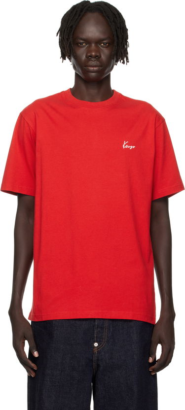 Tričko KENZO Kenzo 'KENZO Archive Bouquet' T-Shirt Červená | FF65TS2604SG, 0