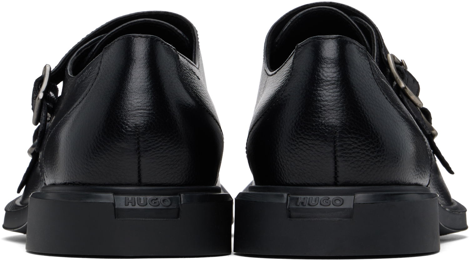 Starostlivosť o obuv BOSS Hugo Double Monk Strap Shoes Čierna | 50536180, 1