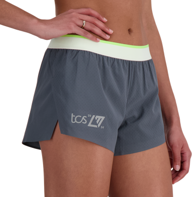 Šortky New Balance London Edition Race Day Split Short Šedá | ws41292d-gt, 2