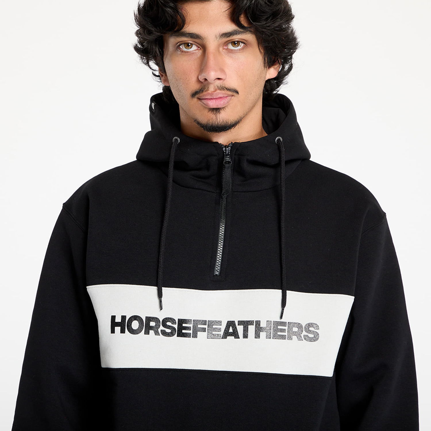Mikina Horsefeathers Fulton Sweatshirt Black M Čierna | SM1354A, 1