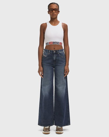 Džínsy Diesel D-Akemi Wide Leg Jeans Modrá | A03625-09L21-01, 1