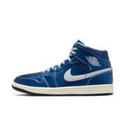 Air Jordan 1 Mid SE "Metallic Blue Quilted" W