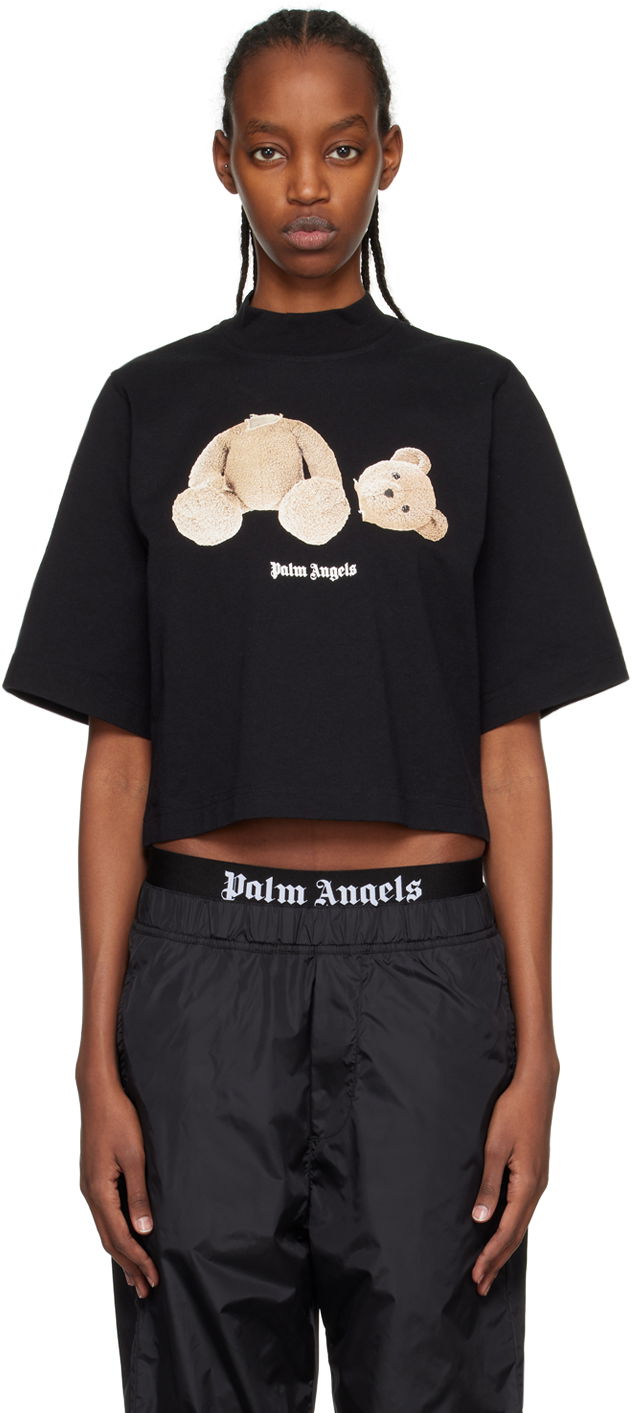 Tričko Palm Angels Black Bear Čierna | PWAA020C99JER0111060