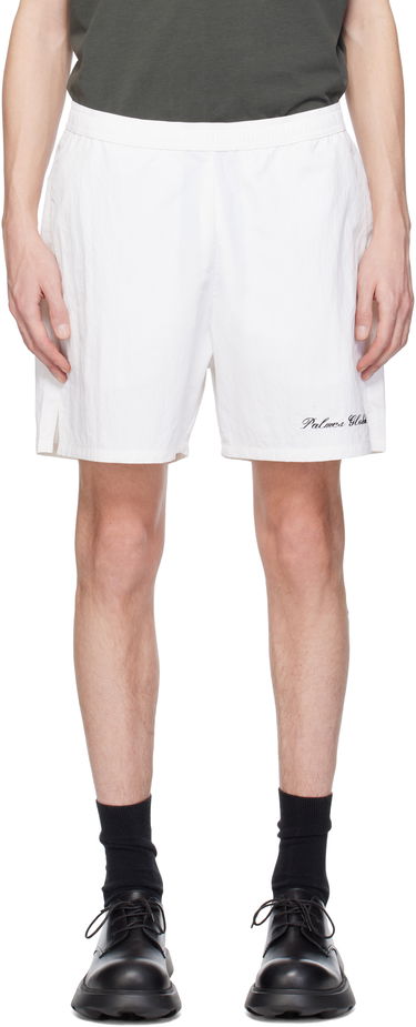 Šortky Palmes Palmes Global Tennis Shorts Biela | P65-0016-001, 0