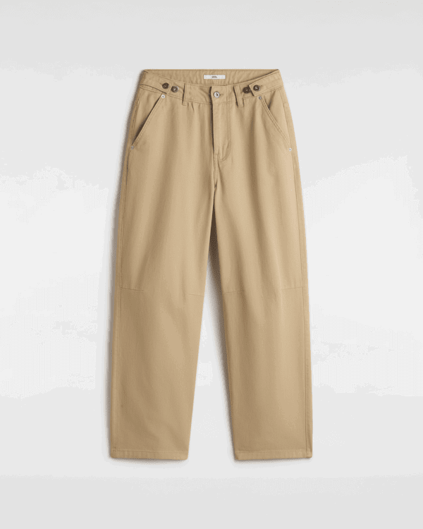 Nohavice Vans Vans Curbside Trousers 28 Béžová | VN000FVH4MG, 0