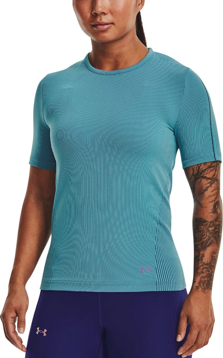 Tričko Under Armour Rush Seamless Tee Tyrkysová | 1373929-433, 0