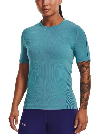 Tričko Under Armour Rush Seamless Tee Tyrkysová | 1373929-433