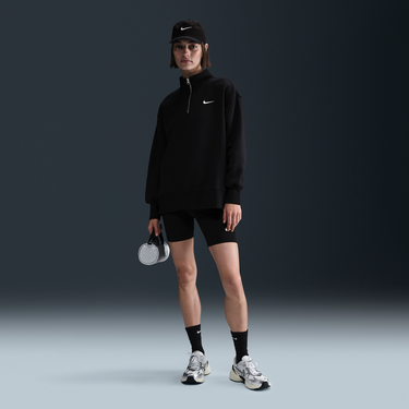 Mikina Nike Sportswear Phoenix Fleece Quarter-Zip Sweatshirt Čierna | HJ0931-010, 2