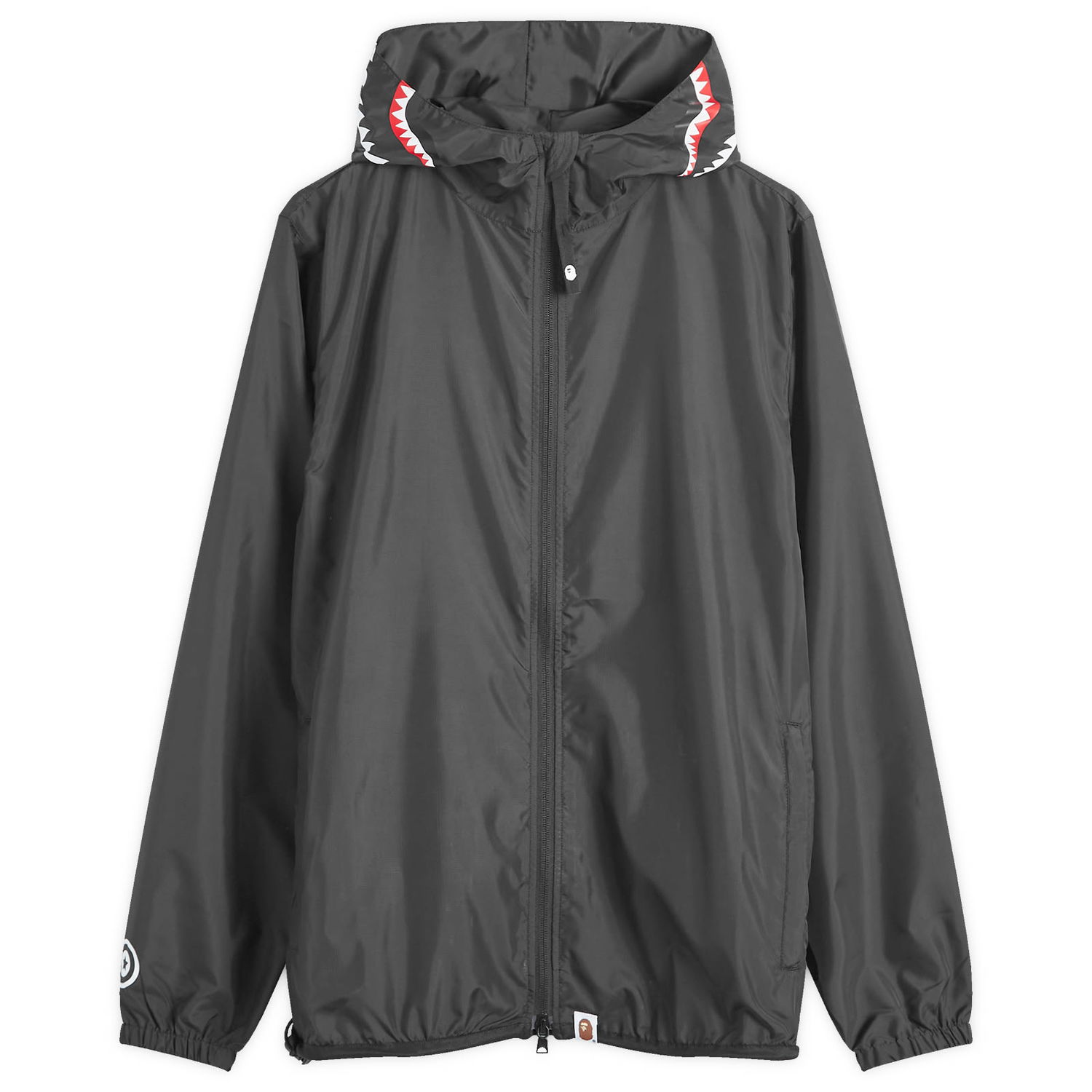 Bunda BAPE A Bathing Ape Women's Shark Hoodie Jacket in Black, Size Medium | END. Clothing Čierna | 001LJK302006L-BLK, 0