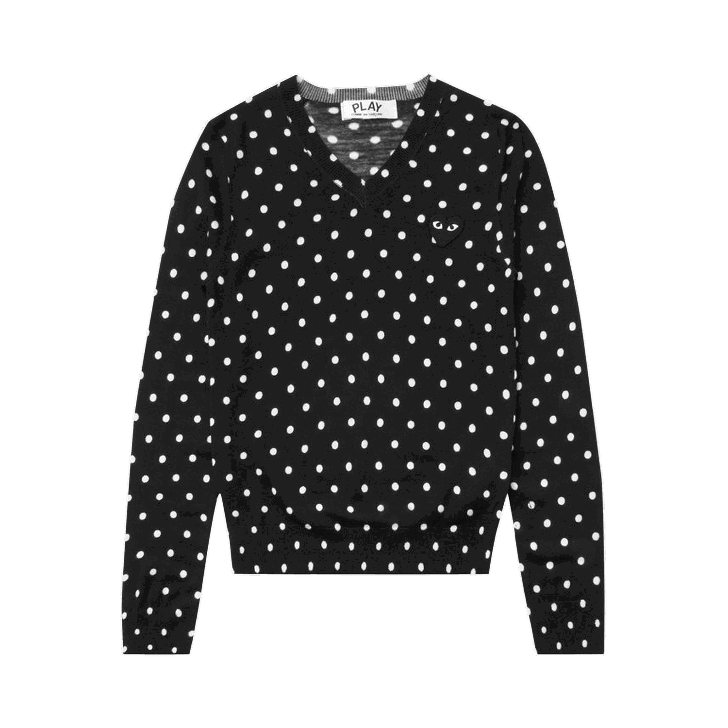 Sveter Comme des Garçons PLAY Polka Dot Crewneck Čierna | az n035 051 1, 0