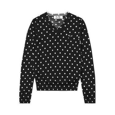 Sveter Comme des Garçons PLAY Polka Dot Crewneck Čierna | az n035 051 1, 0