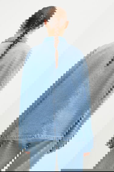 Bunda Carhartt WIP OG Michigan Coat Transitional Denim Jacket Modrá | I031923.01ZO, 2