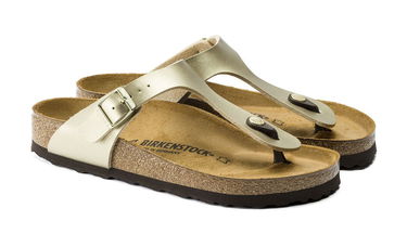 Tenisky a topánky Birkenstock Gizeh BS Gold Narrow Fit W Metalická | 1016109, 2