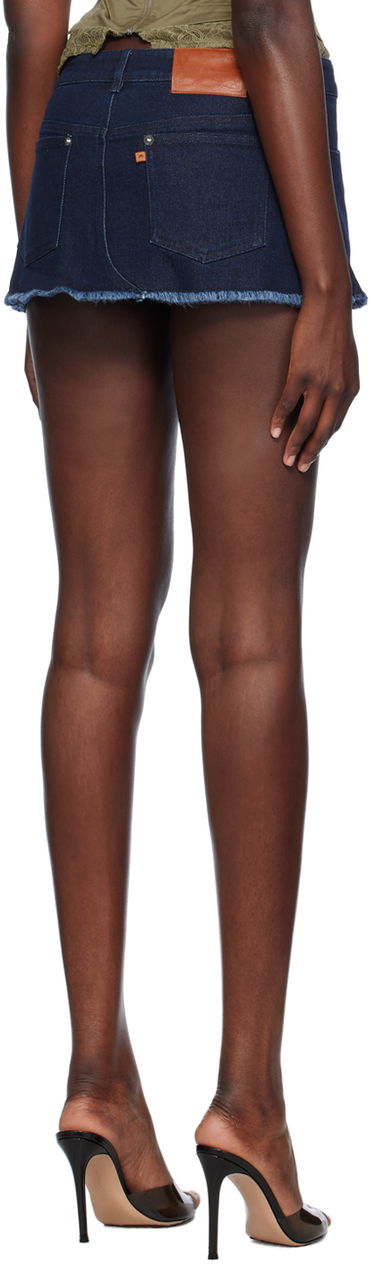 Sukňa Miaou Miaou Miss Denim Miniskirt Modrá | 4019RWDBLD, 2