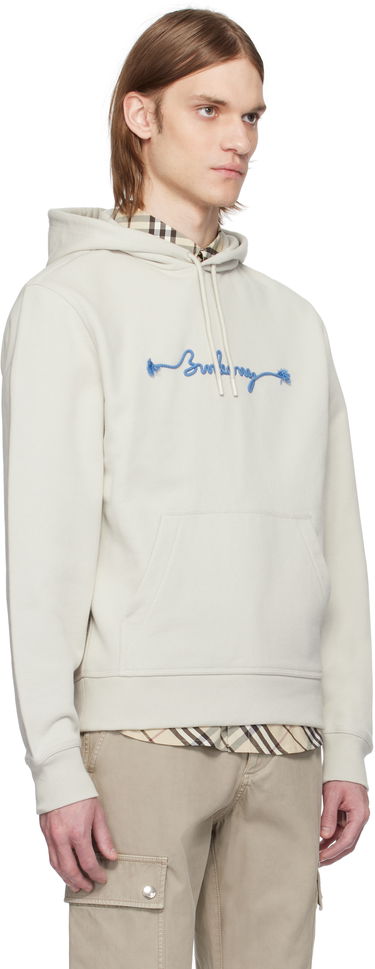 Mikina Burberry Burberry Knot Logo Cotton Hoodie Béžová | 8106292, 1