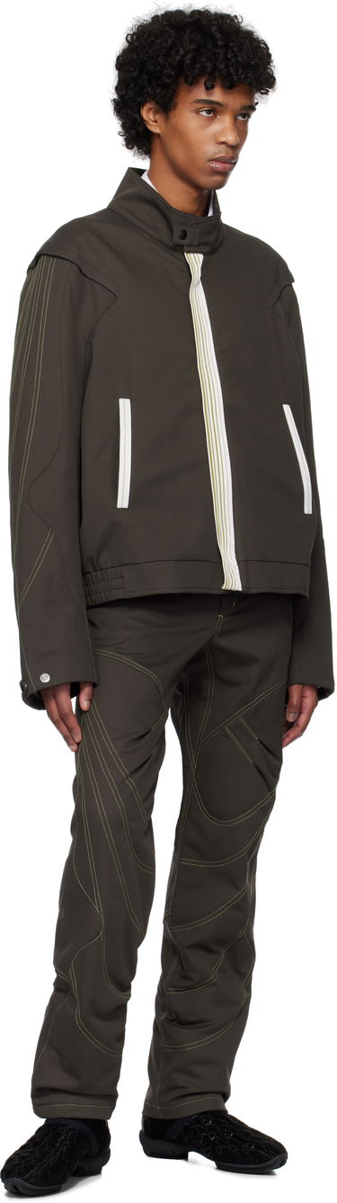 Nohavice KIKO KOSTADINOV Kiko Kostadinov Solix Zip Trousers Zelené | KKSS25T03-11, 3