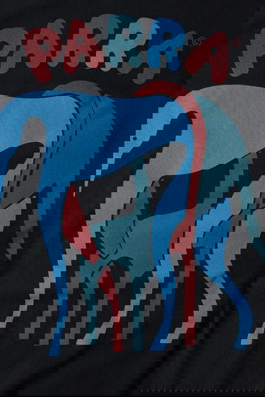Tričko By Parra Parra Damn Chair T-Shirt Čierna | 53316, 4