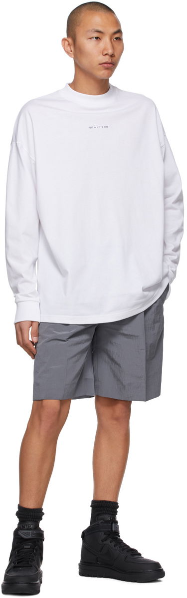 Tričko 1017 ALYX 9SM 1017 ALYX 9SM Visual Logo Long Sleeve T-Shirt Biela | AVUTS0020FA01.S21, 3