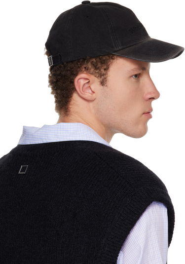 Šiltovka WOOYOUNGMI WOOYOUNGMI Dyed Denim Ball Cap Čierna | W253AC53, 2