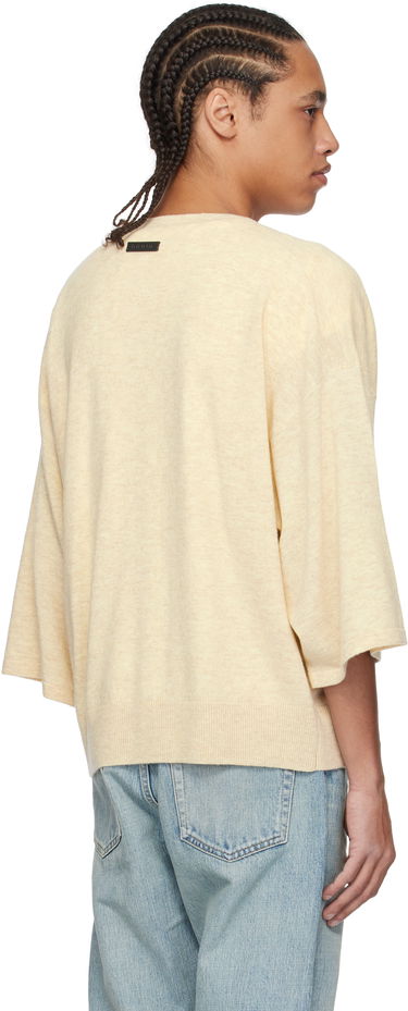 Sveter Fear of God Fear of God Fine Knit Henley Béžová | FGE220-213LAW, 2