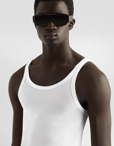 Tielko Dolce & Gabbana Dolce & Gabbana Fine-Rib Slim-Fit Tank Top Biela | G8PA8TG7O6RW0800, 3