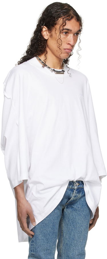 Tričko Jean Paul Gaultier Jean Paul Gaultier Shayne Oliver Edition Oversized T-Shirt Biela | 24/27-U-TS068B-J063-01, 1