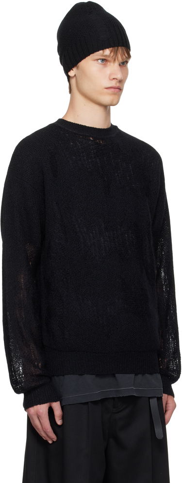 Sveter Ann Demeulemeester Ann Demeulemeester Kamillo Oversize Sweater Čierna | B0013187-KN070-099, 1