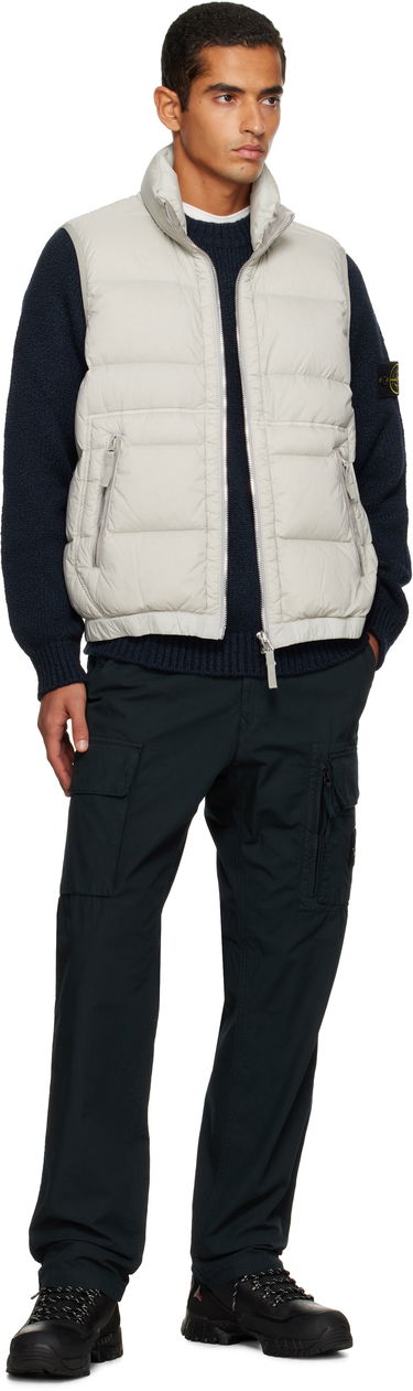 Vesta Stone Island Loom Woven Chambers Down Vest Béžová | K2S15 G100007 S0028, 4