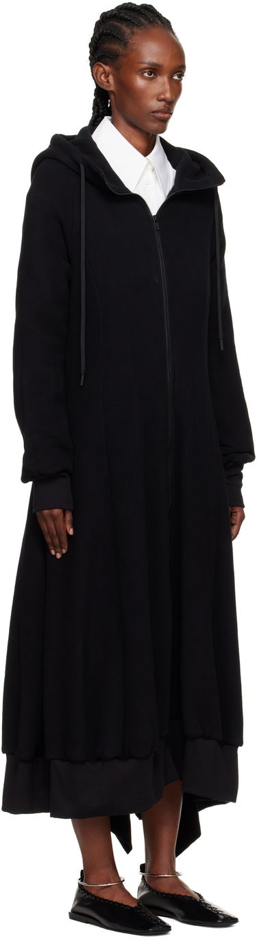 Šaty Yohji Yamamoto YOHJI YAMAMOTO Hooded Track Maxi Dress Čierna | FM-D51-002, 1