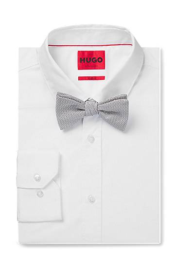 Opasok BOSS Jacquard Bow Tie Šedá | 50540130, 1